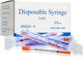 U-100 1ml 31 Gauge 5/16  Syringe, Individually Packed 100 PACK